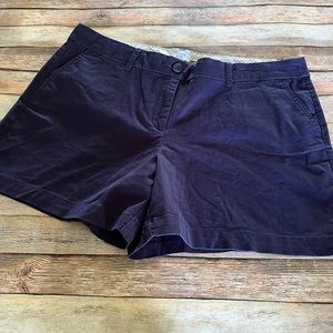 Crown & Ivy Women's Navy Blue Casual Shorts Size 16